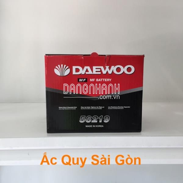Bình ắc quy DAEWOO 12V 62Ah Din62