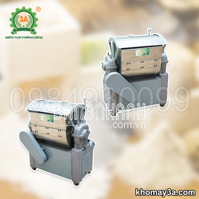 Máy trộn bột làm bánh trục ngang Inox 3A1,1KW