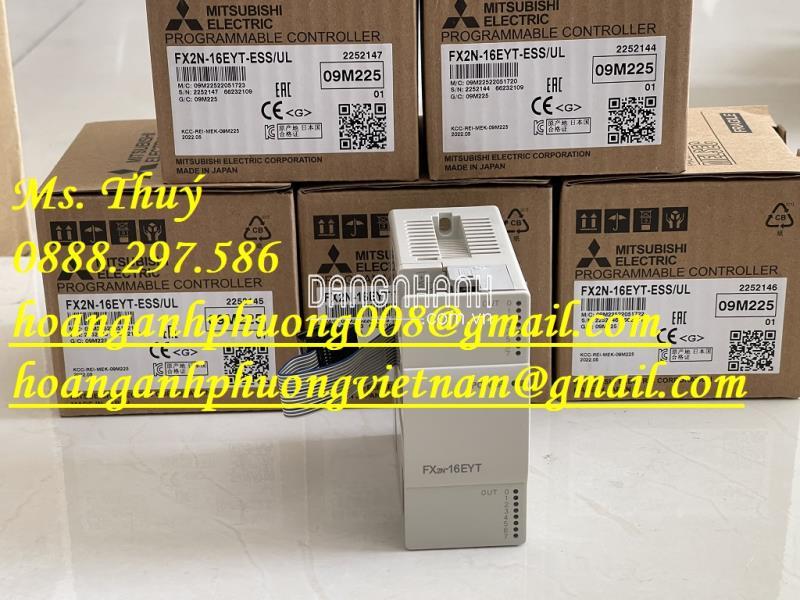 Module công nghiệp chính hãng - Mitsubishi FX2N-16EYT-ESS/UL 