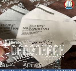 Khẩu trang giấy N95 - 9001VH - Tulips ko van