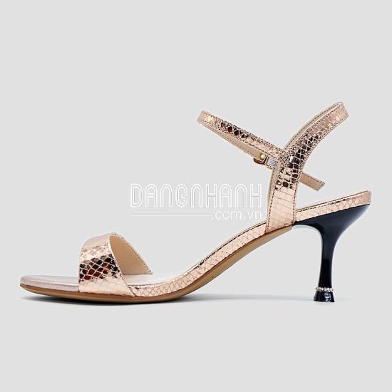 Giày sandal cao gót nữ Aokang màu be 192811004