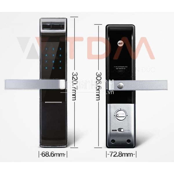 Khóa Điện Tử Yale YDM4109+ Black Vân Tay - Bluetooth