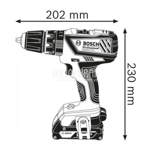 Máy khoan động lực dùng pin Bosch GSB 18-2-LI