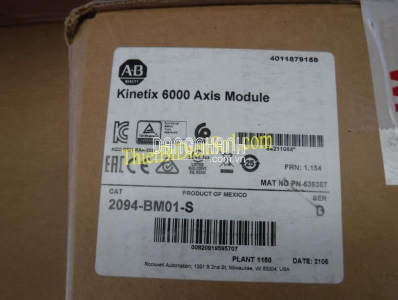Servo drive Allen Bradley 2094-BM01-S -Cty Thiết Bị Điện Số 1