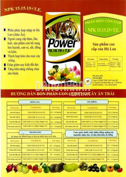 NPK CON CỌP 15-15-15 + Te