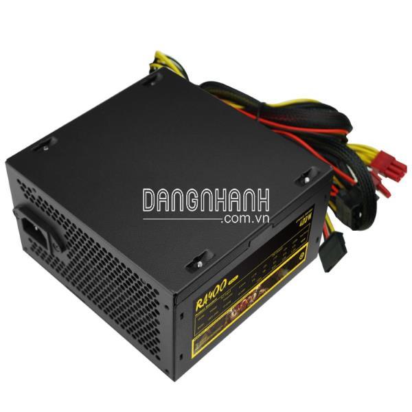 Bộ nguồn máy tính FORGAME RA400 400W (vỏ sơn đen/fan 12cm đỏ)