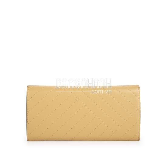 Ví cầm tay Sablanca họa tiết dập chỉ 5052WA0149 - Vàng Tươi