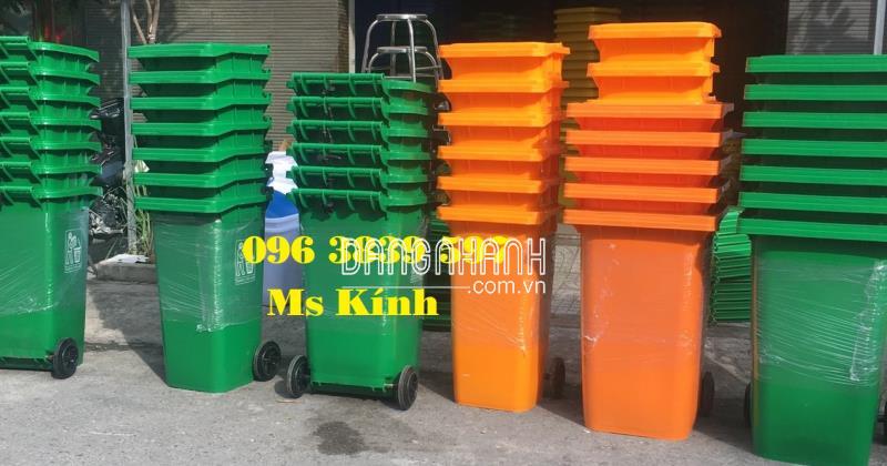Thùng rác 240 lít, thùng rác công cộng giá sỉ - 096 3839 597 Ms Kính