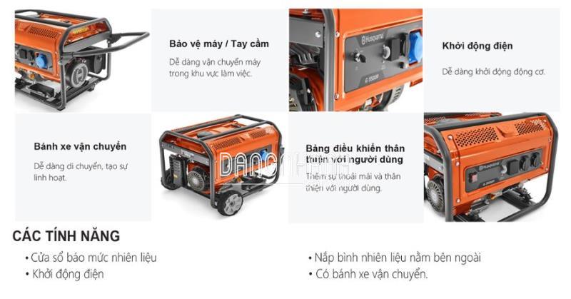 MÁY PHÁT ĐIỆN HUSQVARNA G5500P