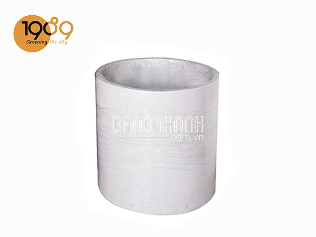  Chậu Xi Măng Đá Mài Trụ Tròn Lớn 60x60cm