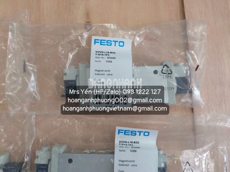 VUVG-L18-P53C-T-G14-1P3 | Van điện từ Festo | Hàng mới giá tốt