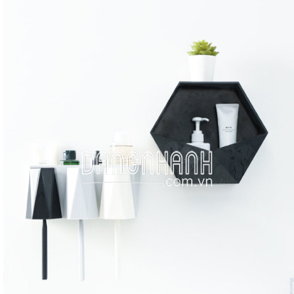 KỆ TREO TƯỜNG HÌNH KIM CƯƠNG SÁNG TẠO