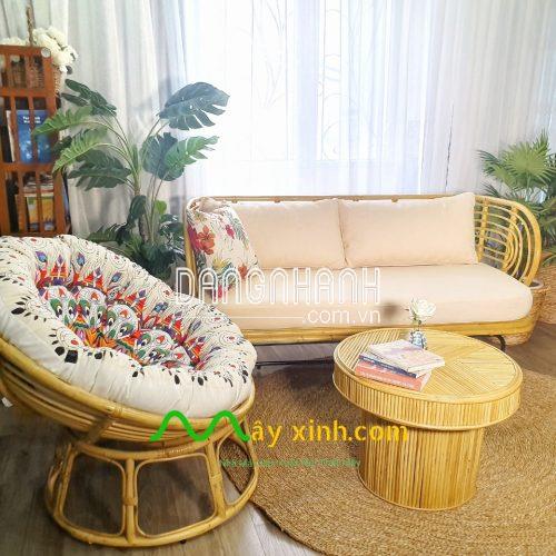 Sofa Mây Mikko Settee