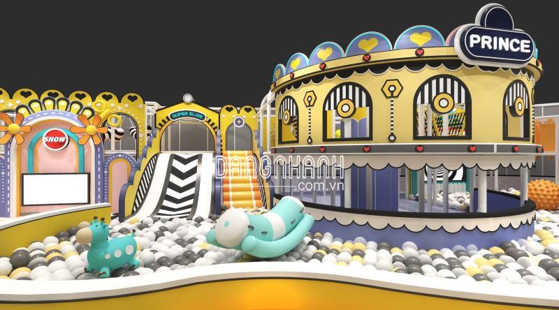 Indoor playground đa dạng chủ đề và màu sắc
