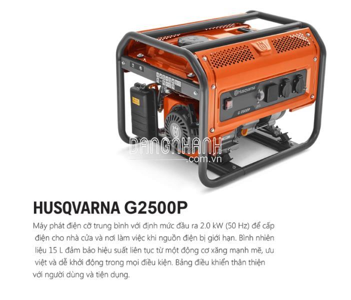 MÁY PHÁT ĐIỆN HUSQVARNA G2500P
