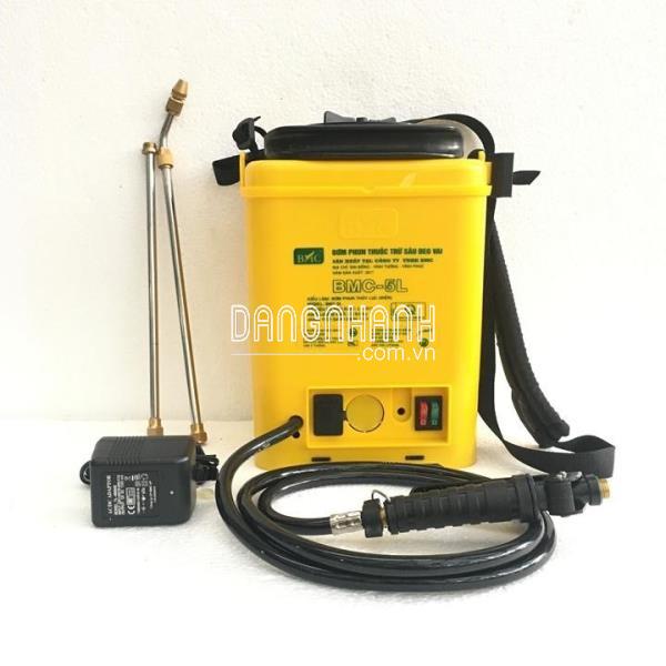 Bình xịt điện 5 lít bmc, bình phun thuốc trừ sâu 5 lít
