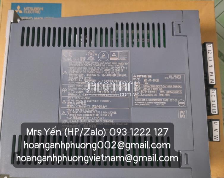 MR-J4-100B | Bộ điều khiển Mitsubishi | Nhận báo giá trực tiếp