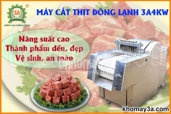 Máy cắt thịt đông lạnh 3A4Kw