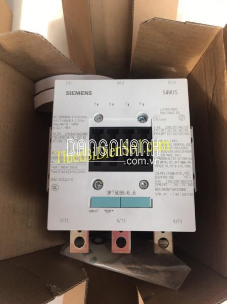 Khởi động từ Siemens 75kw 3RT5055 -Cty Thiết Bị Điện Số 1