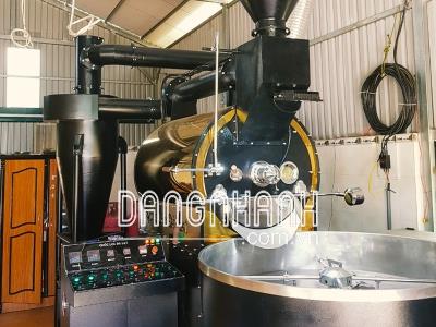Máy rang cà phê 60kg hot air hồi khí