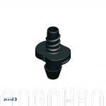 Cút nối ống Azud 6mm 1 đầu ren 1 đầu gài Azud