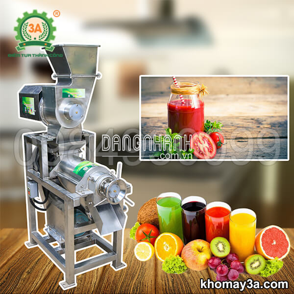 Máy ép hoa quả công nghiệp inox 3A3kw