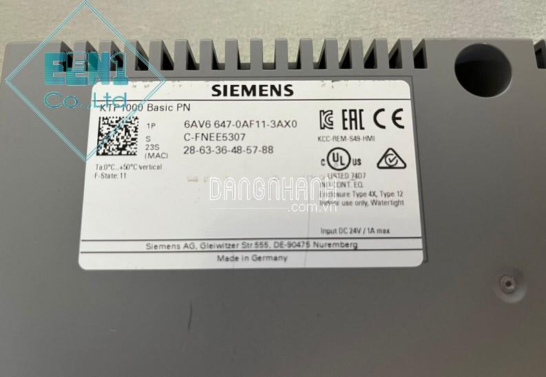 Màn hình Simatic HMI KTP1000 6AV6647-0AF11-3AX0 Cty Thiết Bị Điện Số 1