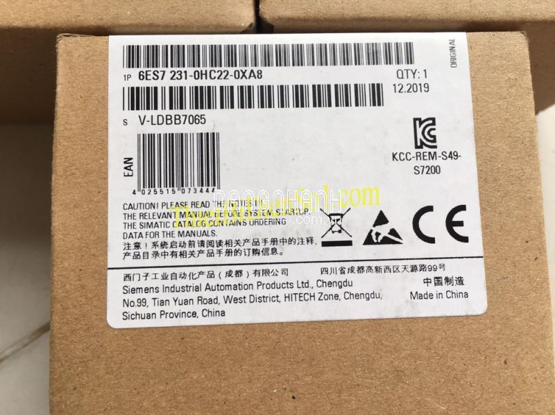 Mô đun S7-200 Siemens 6ES7231-0HC22-0XA8 -Cty Thiết Bị Điện Số 1