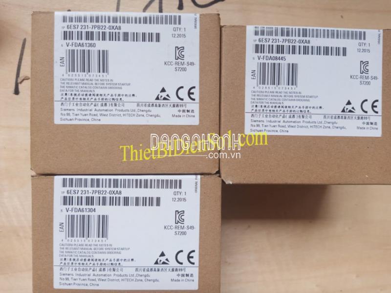 Mô đun S7-200 Siemens 6ES7231-7PB22-0XA8 -Cty Thiết Bị Điện Số 1