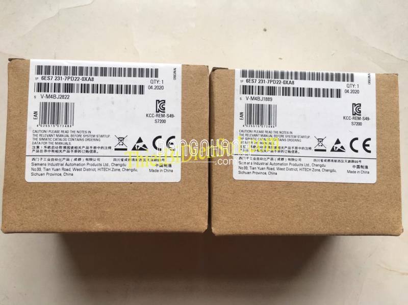Mô đun S7-200 Siemens 6ES7231-7PD22-0XA8 -Cty Thiết Bị Điện Số 1