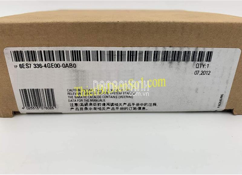 Module S7-300 Siemens 6ES7336-4GE00-0AB0 -Cty Thiết Bị Điện Số 1