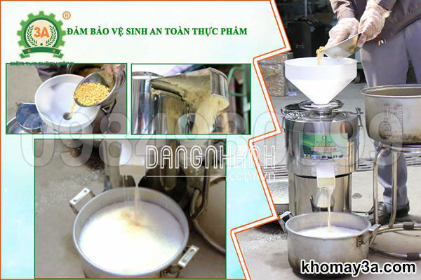 Máy làm sữa đậu nành 3A1,5Kw