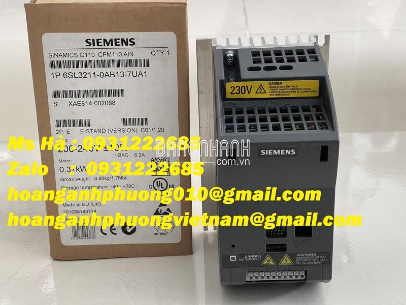 Biến tần siemens 6SL3211-0AB13-7UA1 0.37kW - bảo hành chính hãng 