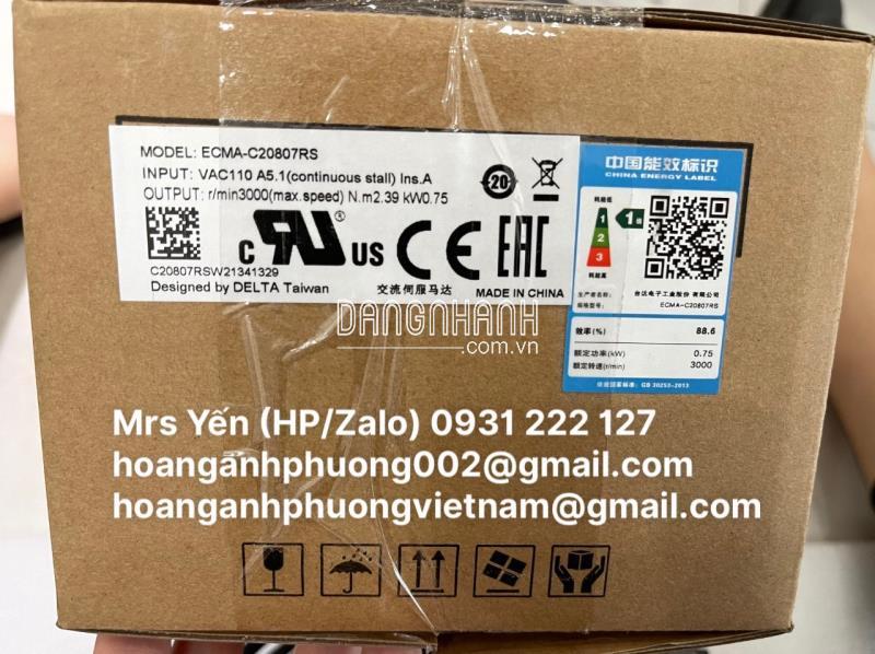 Hàng new: ECMA-C20807RS | Động cơ Delta