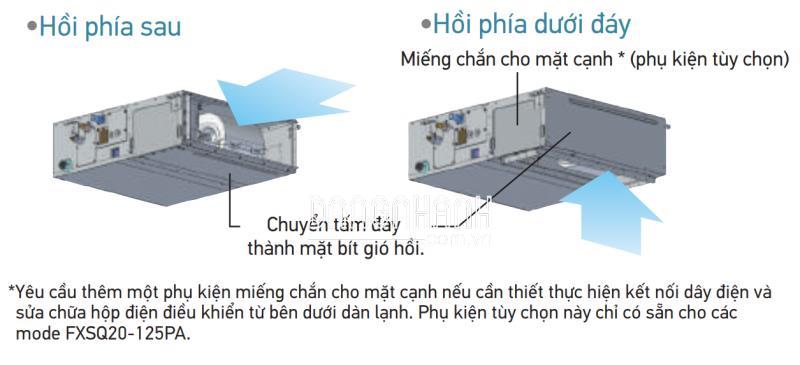 Dàn Lạnh VRV Daikin Giấu Trần Nối Ống Gió FXSQ32PAVE9