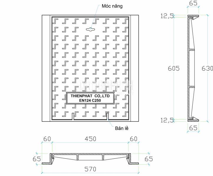 Ganivo loại lớn B125-D400
