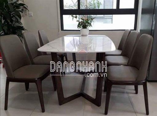 Bàn Ăn Mặt Đá 6 Ghế Grace – BADK04