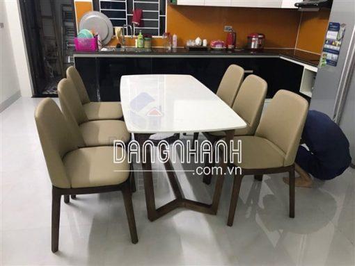 Bàn Ăn Mặt Đá 6 Ghế Grace – BADK04