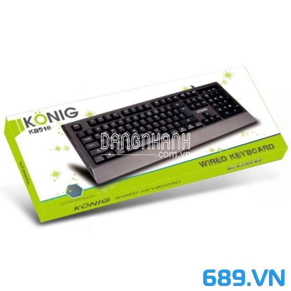 Bàn Phím Có Dây Gaming Konig KB518 Chống Nước