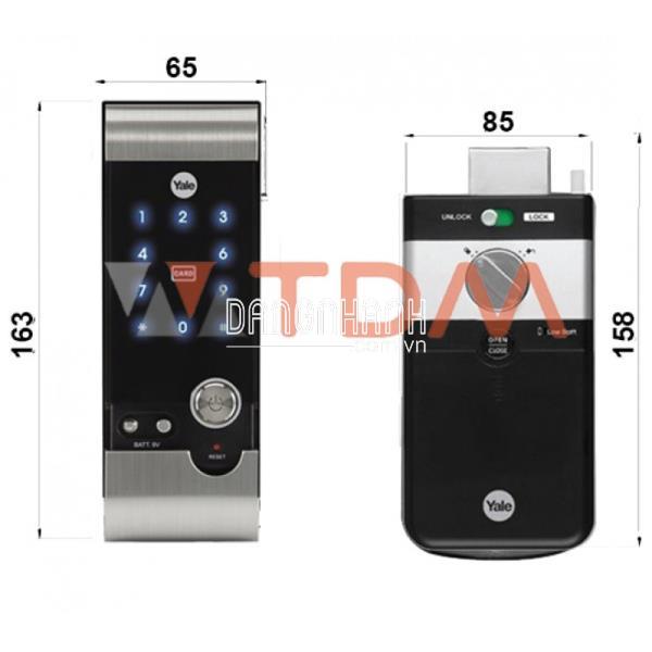Khóa Điện Tử Yale YDR3110+ Thẻ Từ