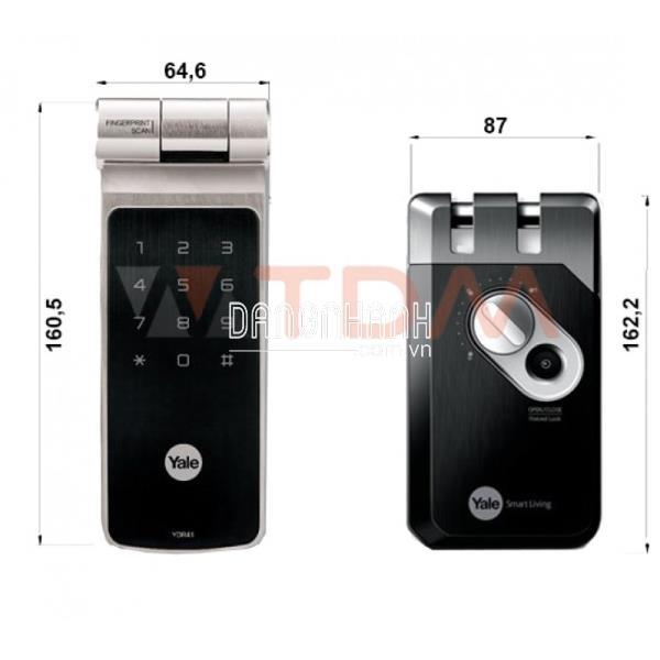 Khóa Điện Tử Yale YDR41 Vân Tay
