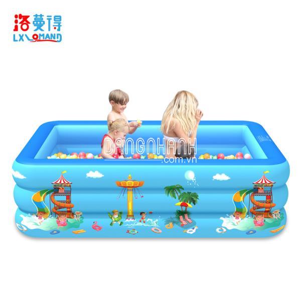 Bể Bơi Phao, Bể Bơi Cho Bé 3 Tầng Có Đáy Chống Trượt