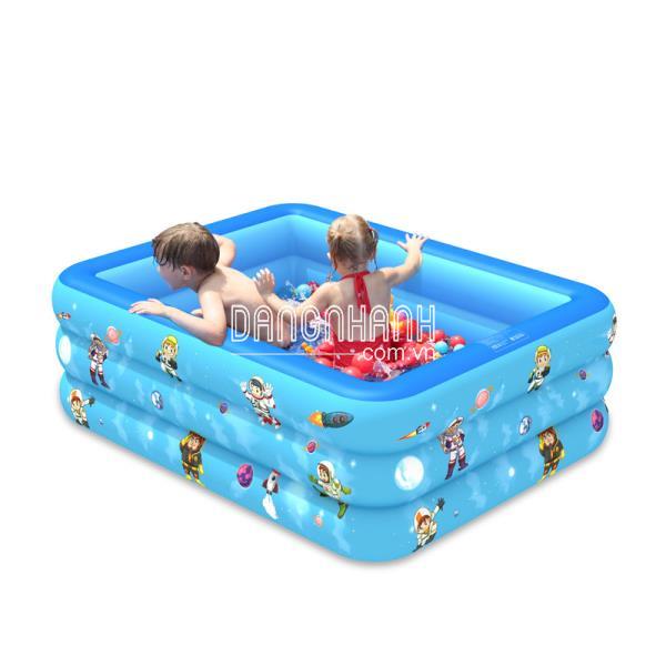 Bể Bơi Phao, Bể Bơi Cho Bé 3 Tầng Có Đáy Chống Trượt