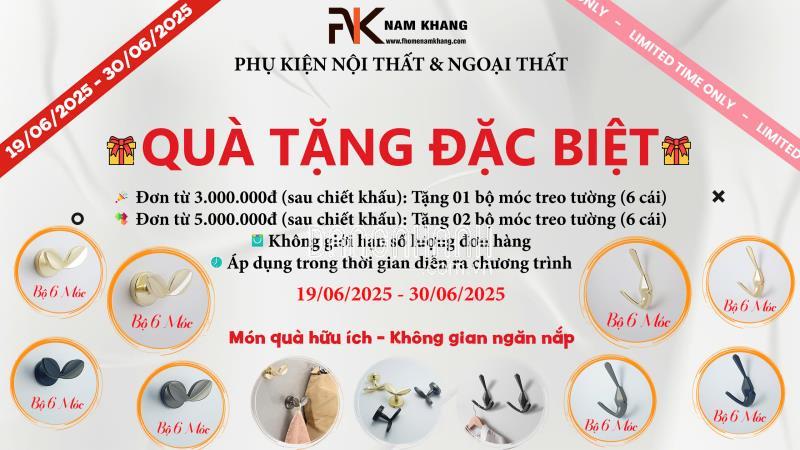 Tay nắm tủ cao cấp NK003N – Ưu đãi 20% toàn bộ sản phẩm