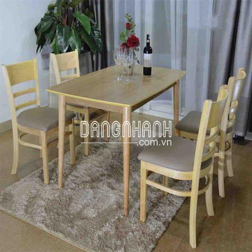 Bộ bàn ăn 4 ghế gỗ tự nhiên – Bộ Mostar