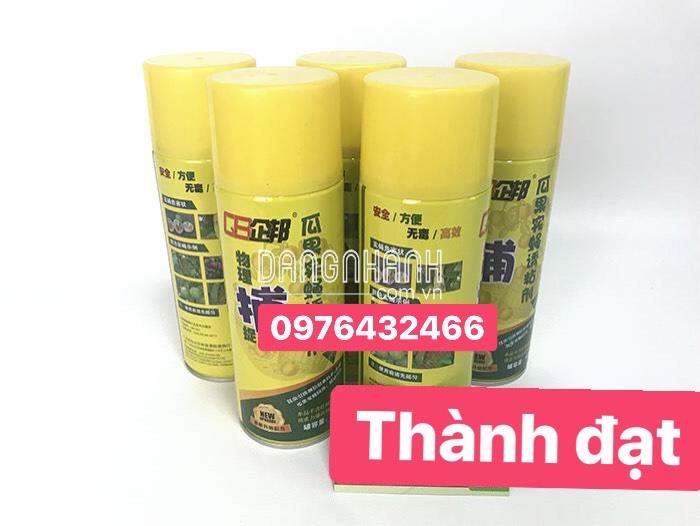 Keo bẫy ruồi vàng, côn trùng đục quả dạng chai xịt 450ml