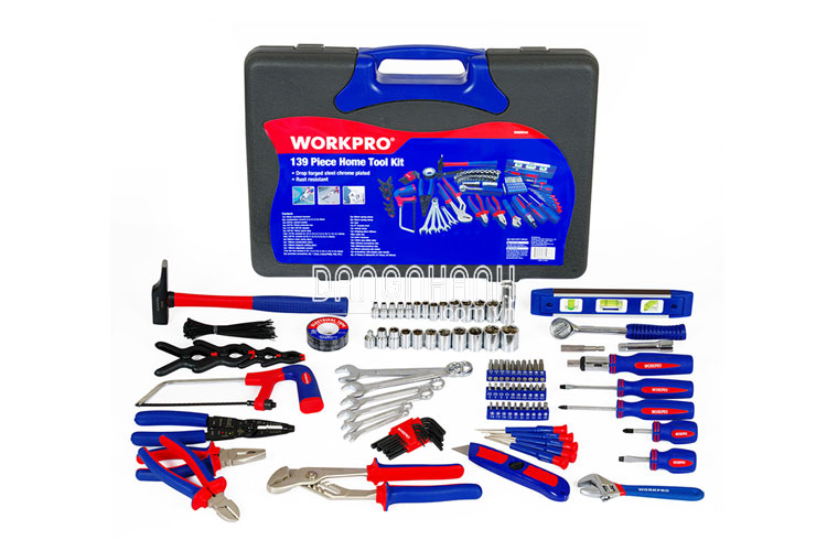  Bộ dụng cụ cầm tay 139 chi tiết Workpro W009024