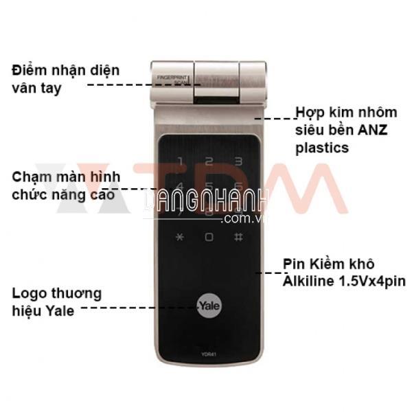 Khóa Điện Tử Yale YDR41 Vân Tay