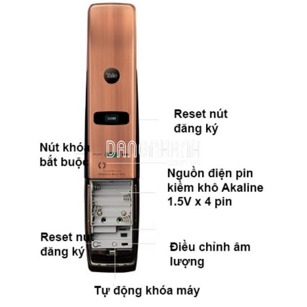 Khóa Cửa Điện Tử Yale YMG40 Vân Tay