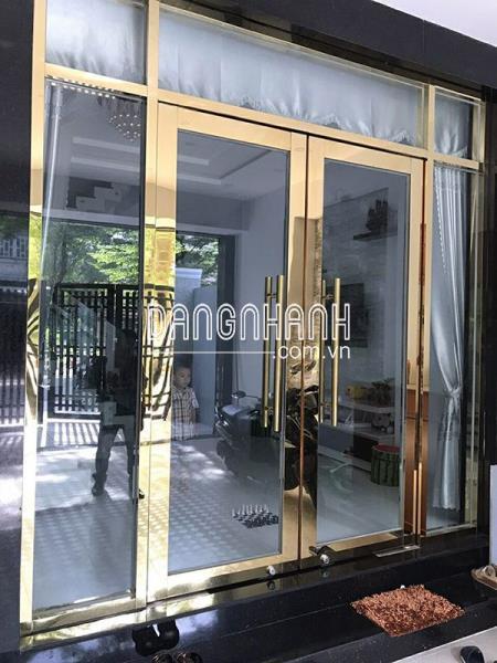 Giới thiệu cửa inox mạ vàng